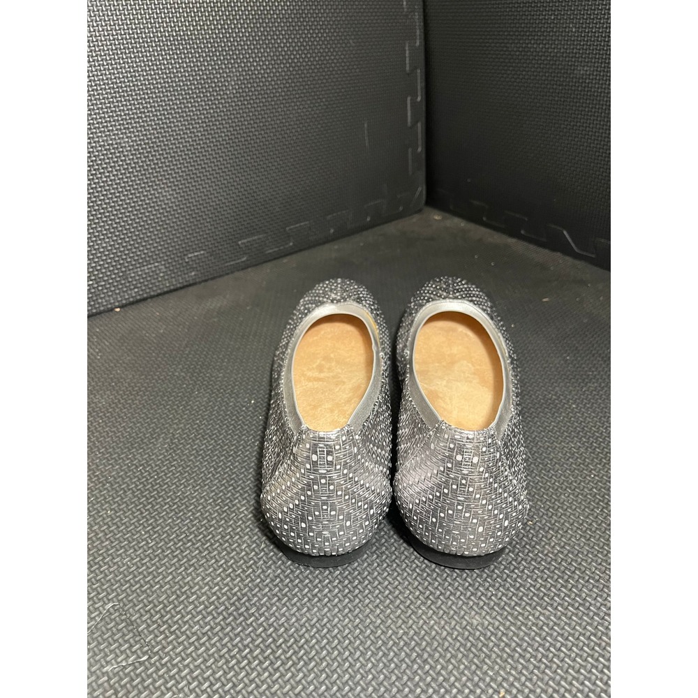 Vionic Women's Anita Leather Slip‎ On Flats silver Geo Leather Size 8.5 - Picture 7 of 8